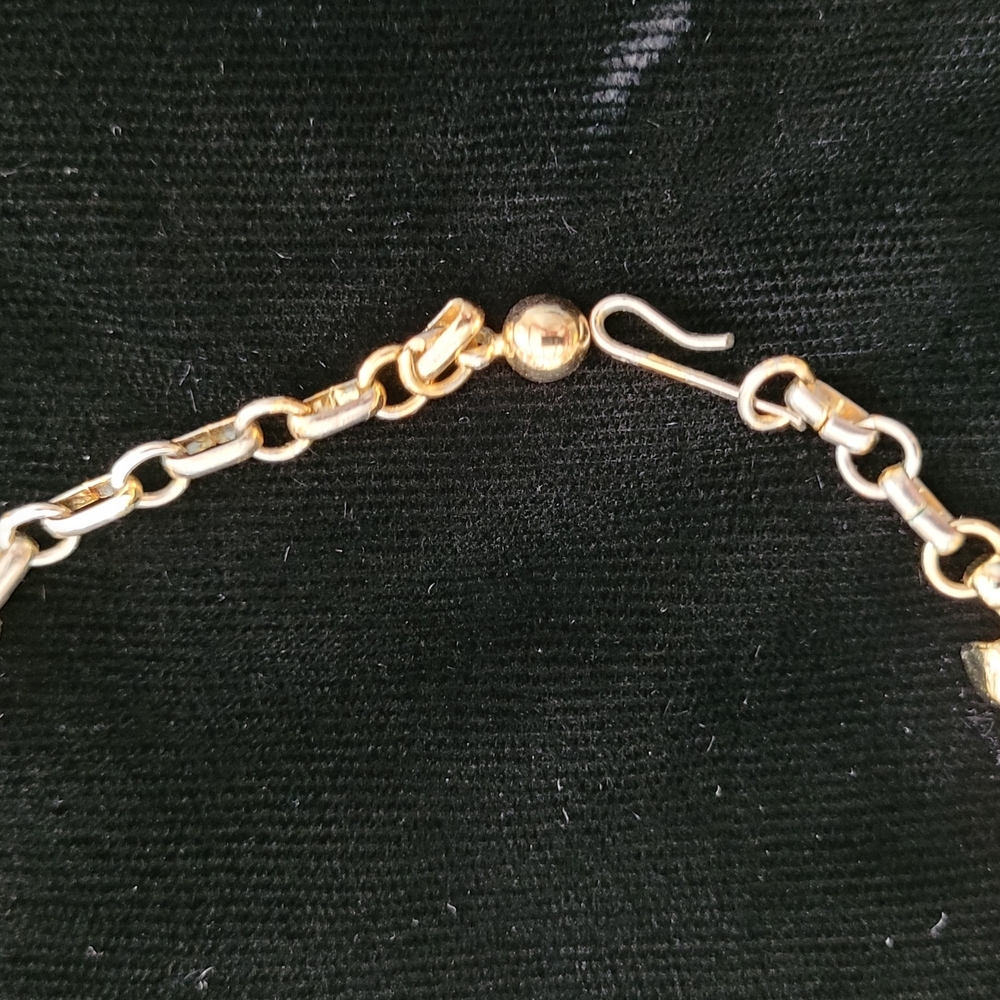 Coro Gold Tone Necklace and Earrings - Picture 4 of 7